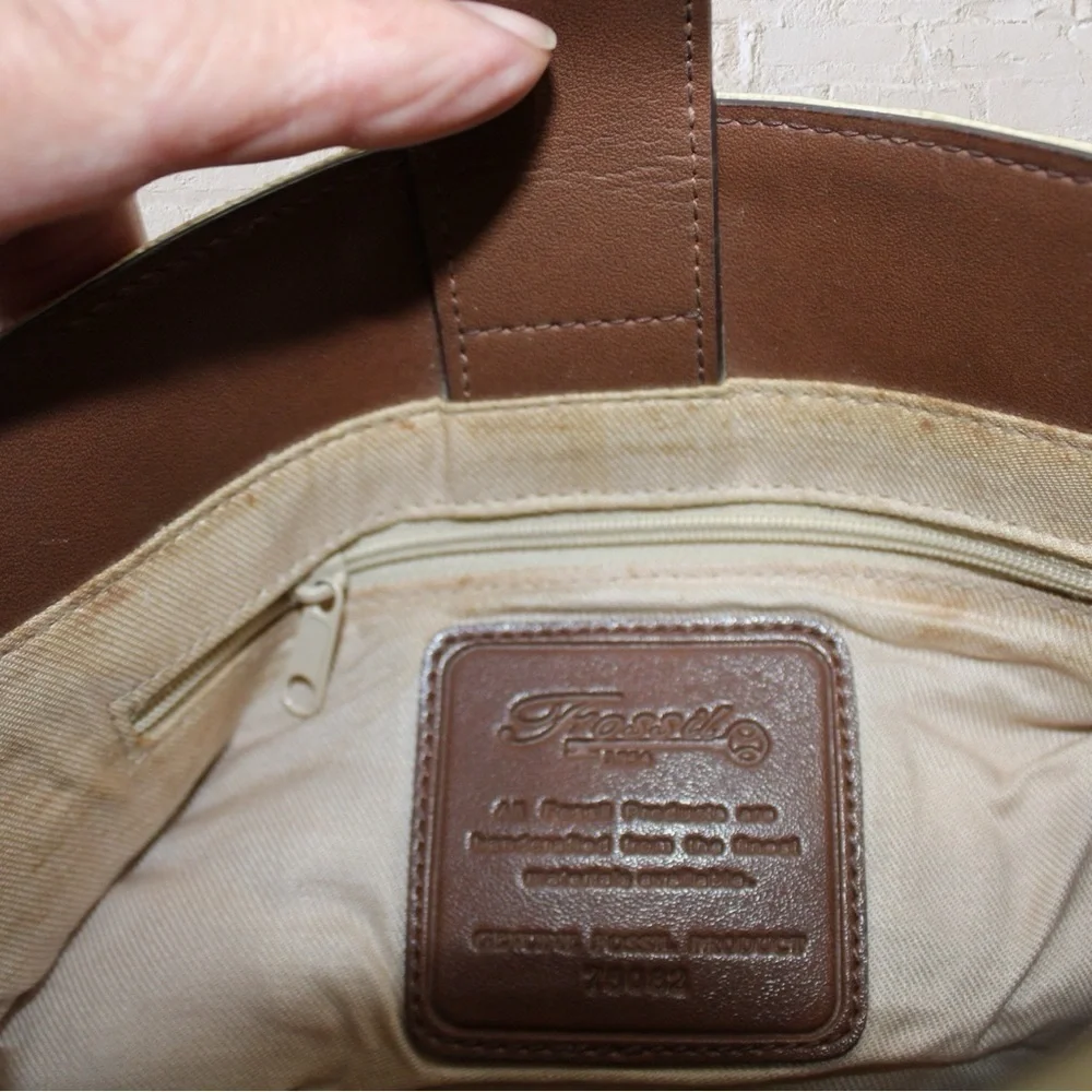 Fossil Straw Purse
